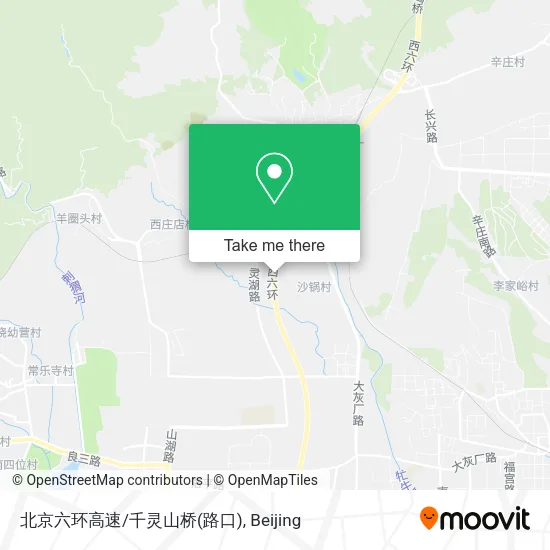 北京六环高速/千灵山桥(路口) map