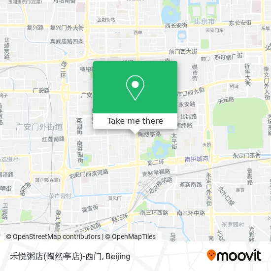 禾悦粥店(陶然亭店)-西门 map