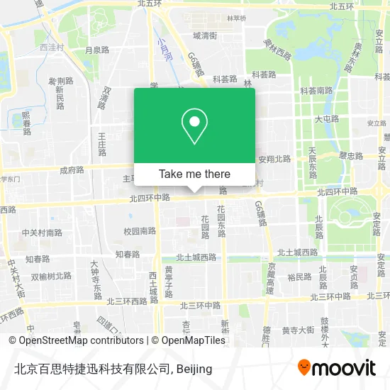 北京百思特捷迅科技有限公司 map