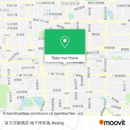 富力万丽酒店-地下停车场 map