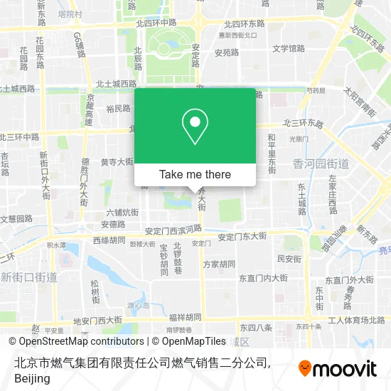 北京市燃气集团有限责任公司燃气销售二分公司 map