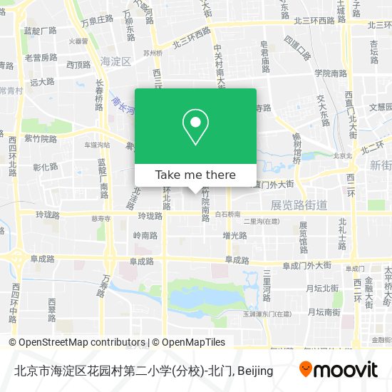北京市海淀区花园村第二小学(分校)-北门 map