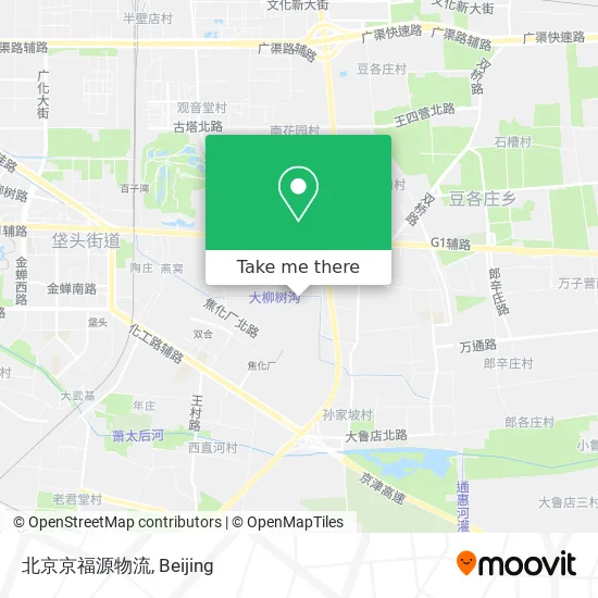 北京京福源物流 map