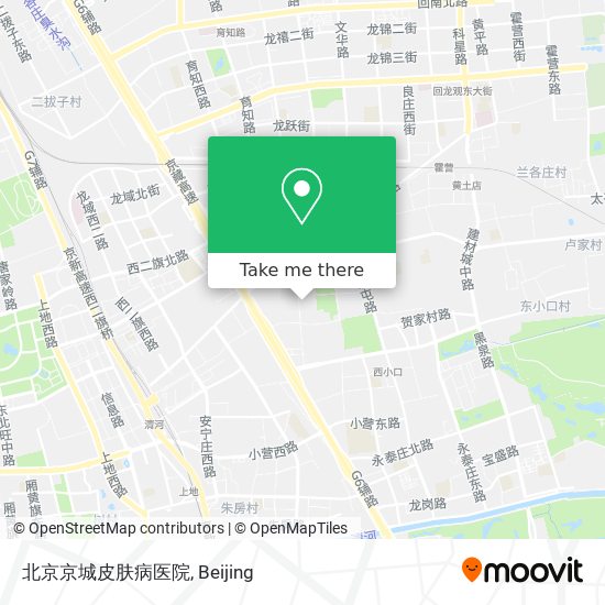 北京京城皮肤病医院 map