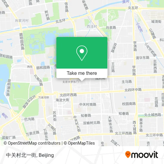 中关村北一街 map
