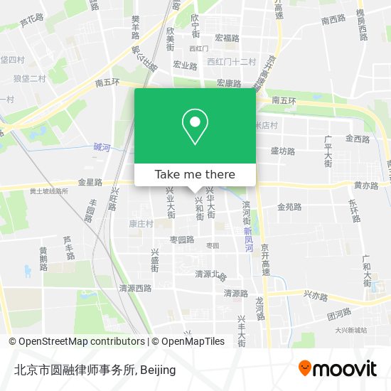 北京市圆融律师事务所 map