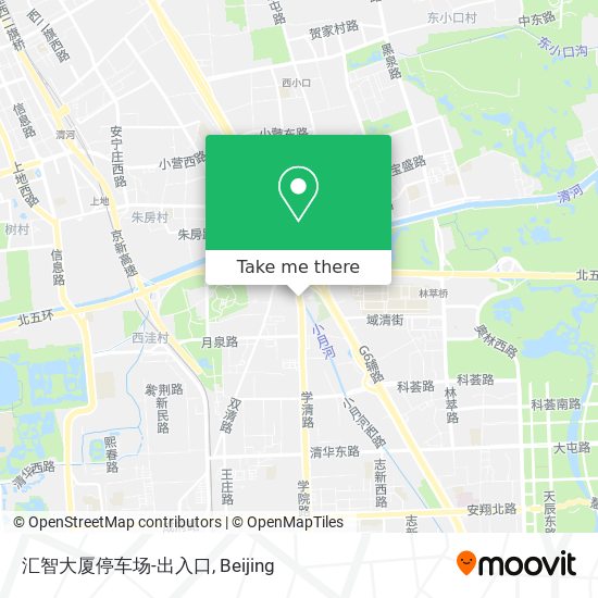 汇智大厦停车场-出入口 map