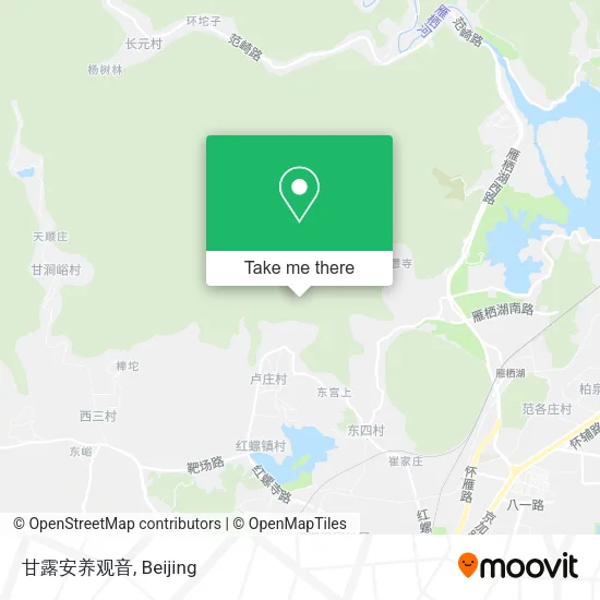 甘露安养观音 map