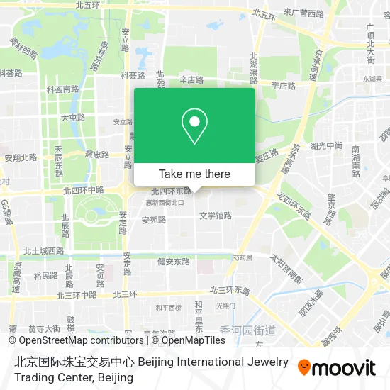 北京国际珠宝交易中心 Beijing International Jewelry Trading Center map