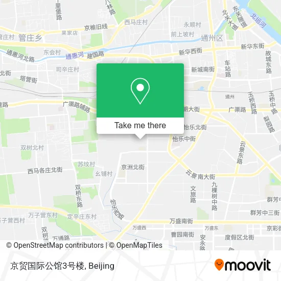 京贸国际公馆3号楼 map