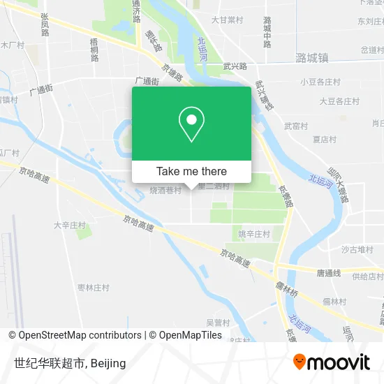 世纪华联超市 map