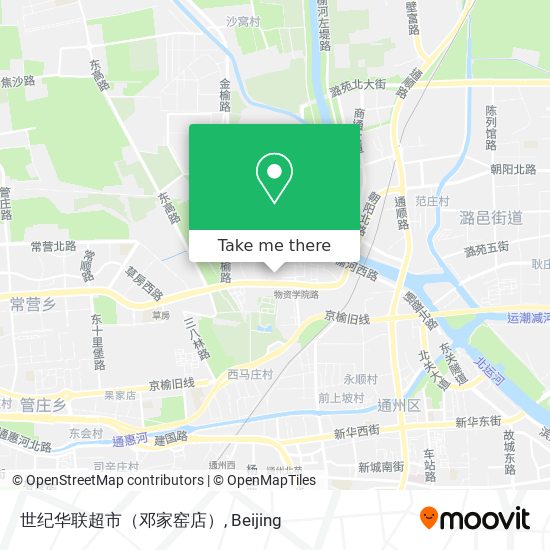世纪华联超市（邓家窑店） map
