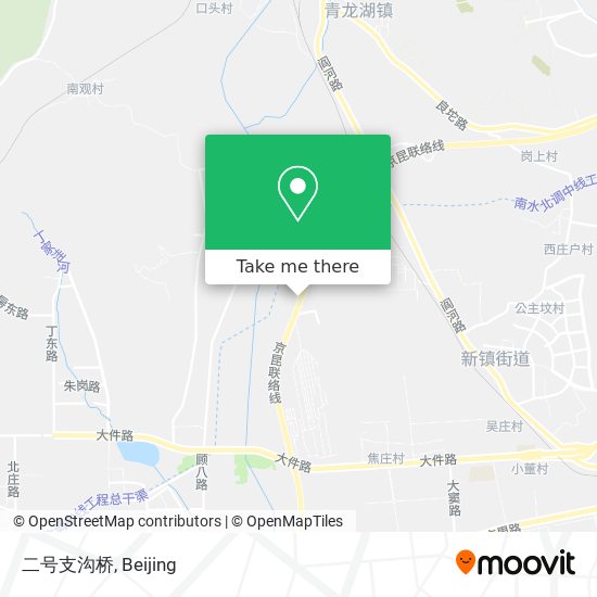 二号支沟桥 map