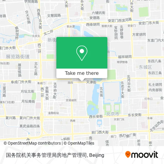 国务院机关事务管理局房地产管理司 map