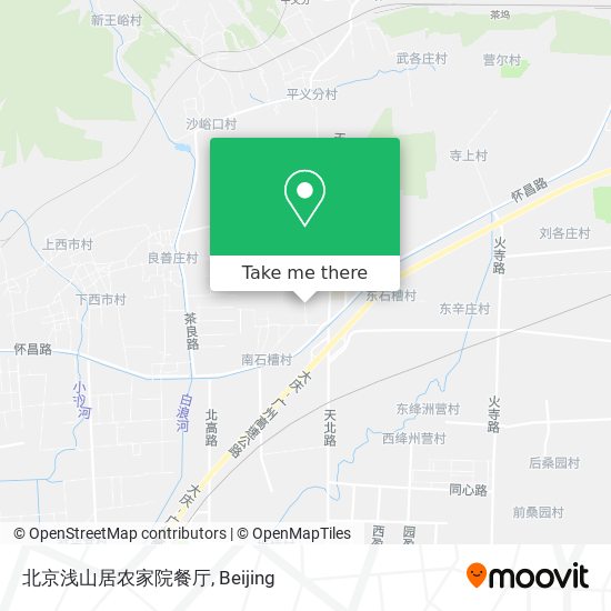 北京浅山居农家院餐厅 map