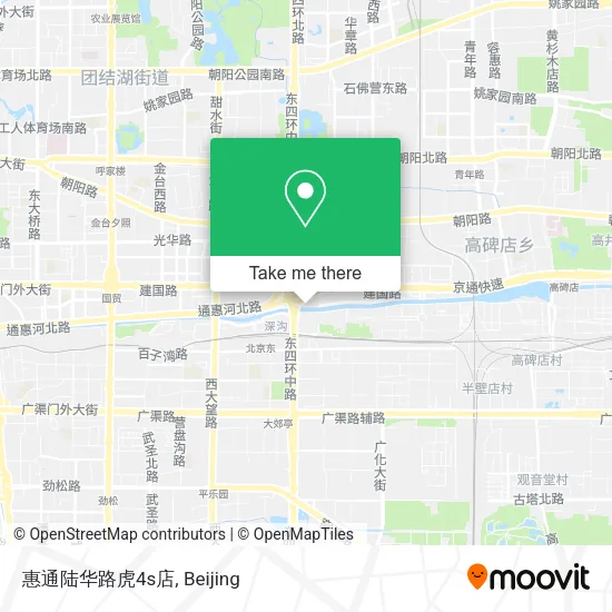 惠通陆华路虎4s店 map