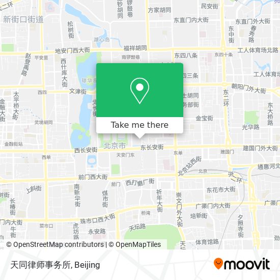 天同律师事务所 map