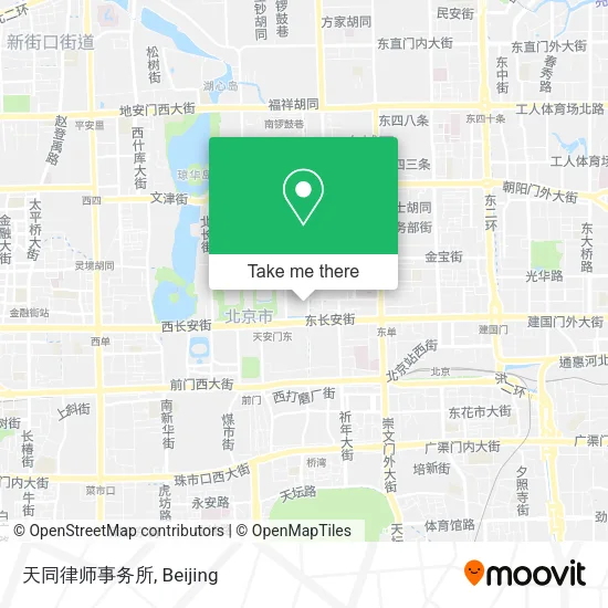 天同律师事务所 map