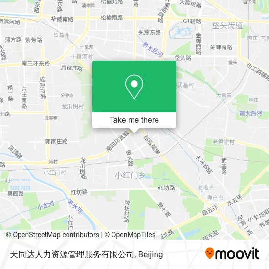 天同达人力资源管理服务有限公司 map