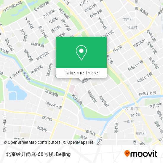 北京经开尚庭-68号楼 map