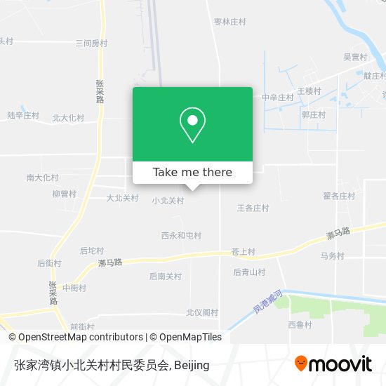 张家湾镇小北关村村民委员会 map