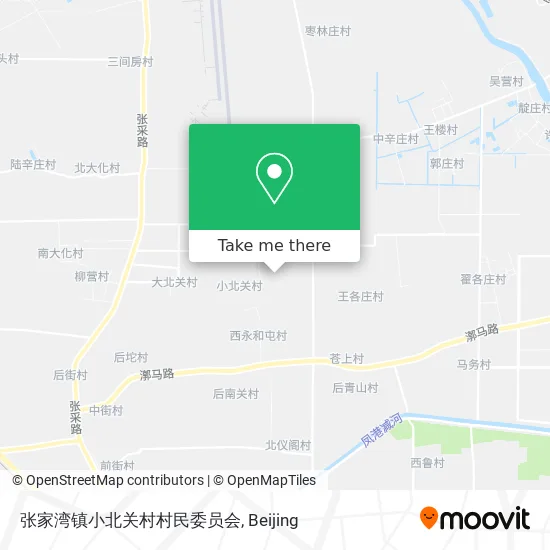 张家湾镇小北关村村民委员会 map