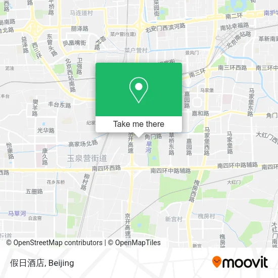 假日酒店 map