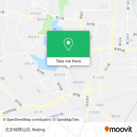 北京锦绣山庄 map