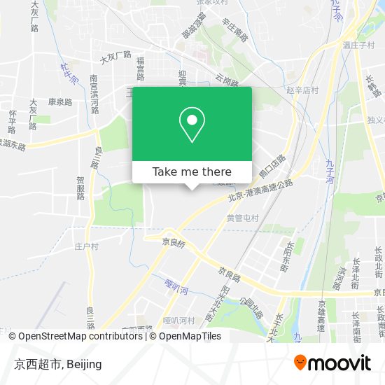 京西超市 map