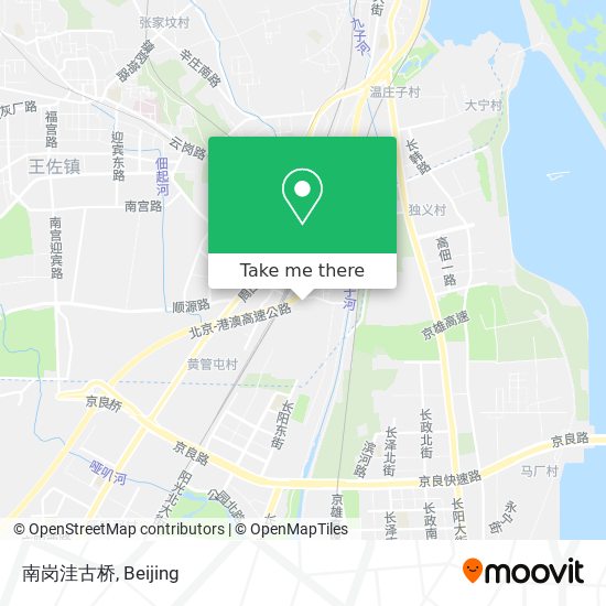 南岗洼古桥 map