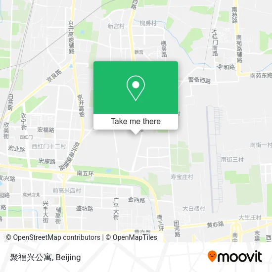 聚福兴公寓 map