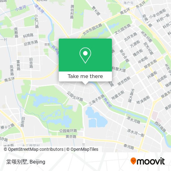 棠颂别墅 map