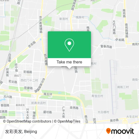 发彩美发 map