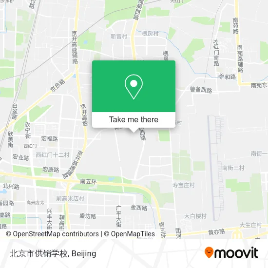 北京市供销学校 map