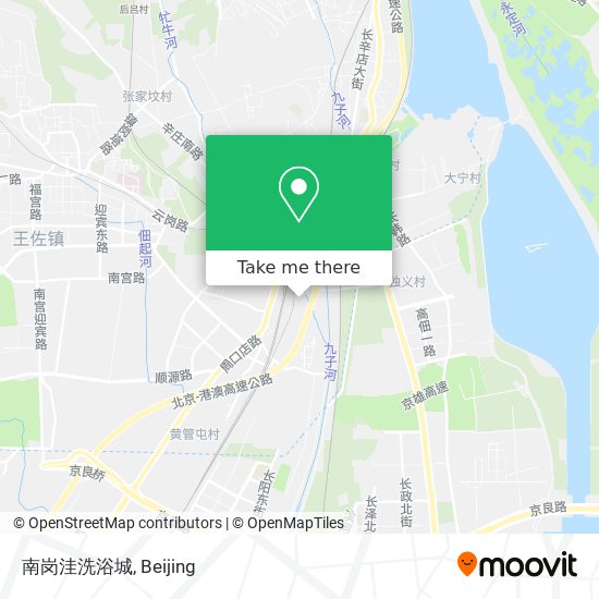 南岗洼洗浴城 map
