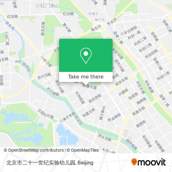 北京市二十一世纪实验幼儿园 map