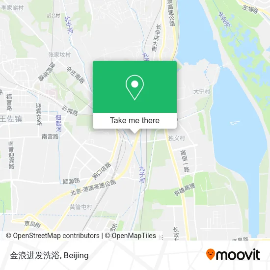 金浪进发洗浴 map