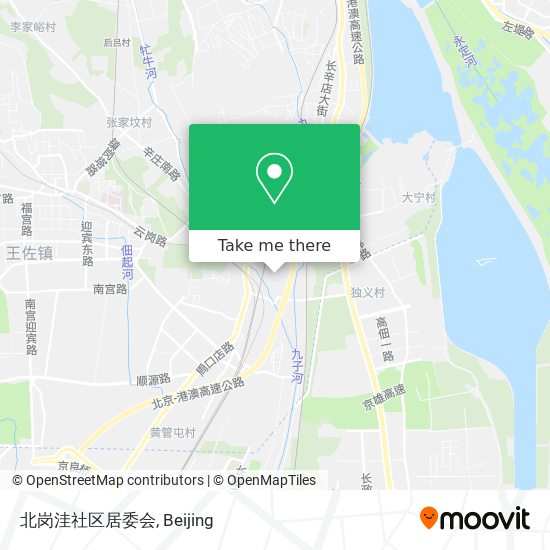 北岗洼社区居委会 map
