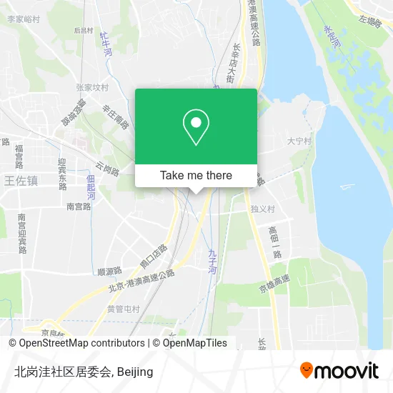 北岗洼社区居委会 map