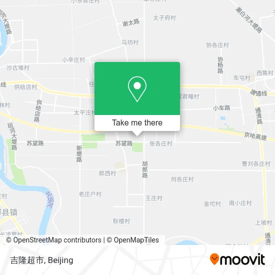 吉隆超市 map