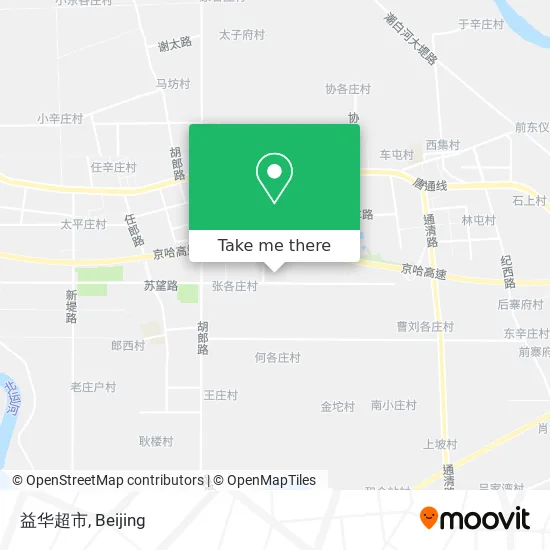 益华超市 map