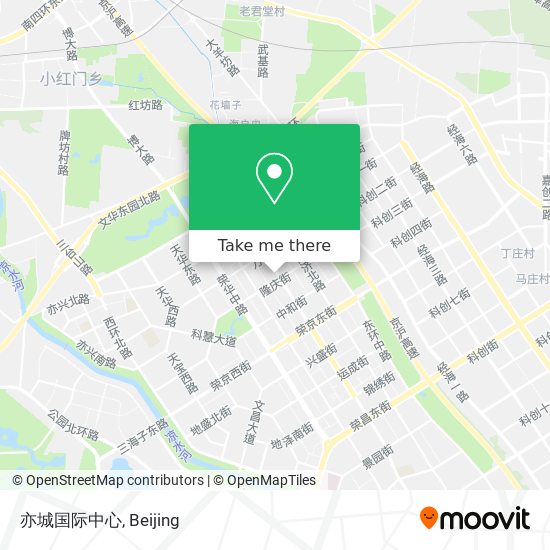 亦城国际中心 map