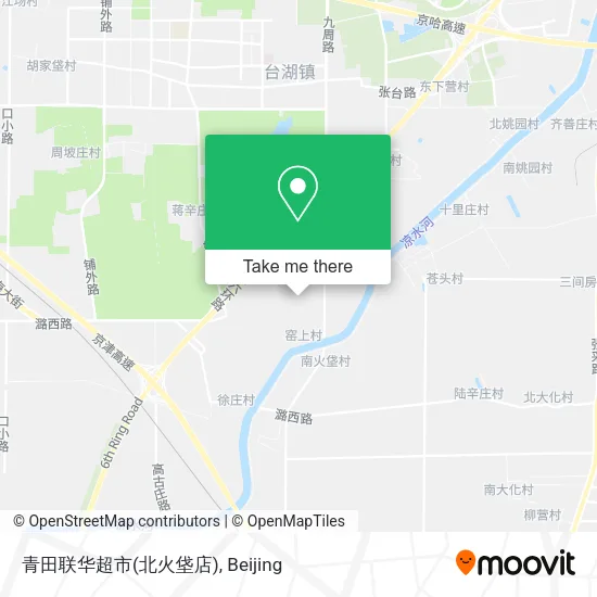 青田联华超市(北火垡店) map