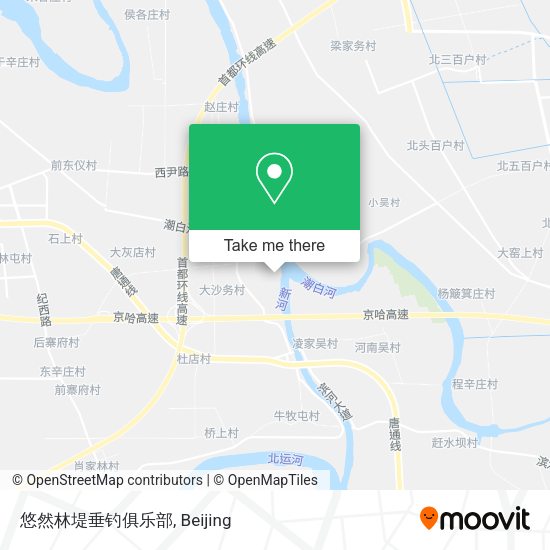 悠然林堤垂钓俱乐部 map