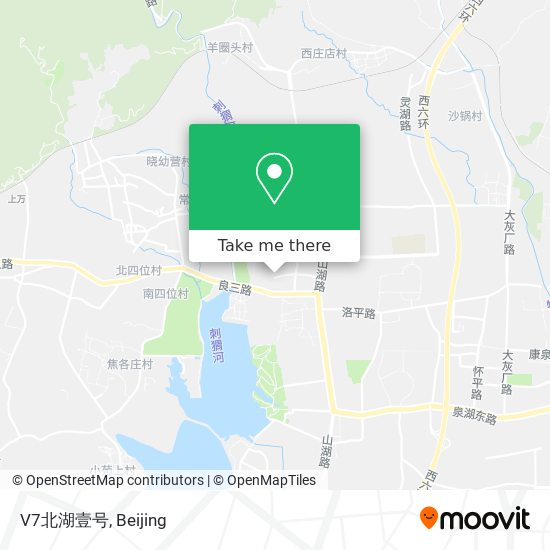 V7北湖壹号 map