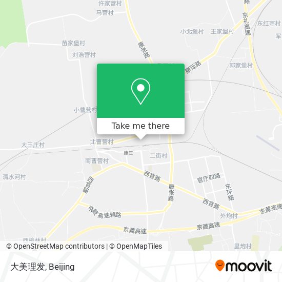 大美理发 map