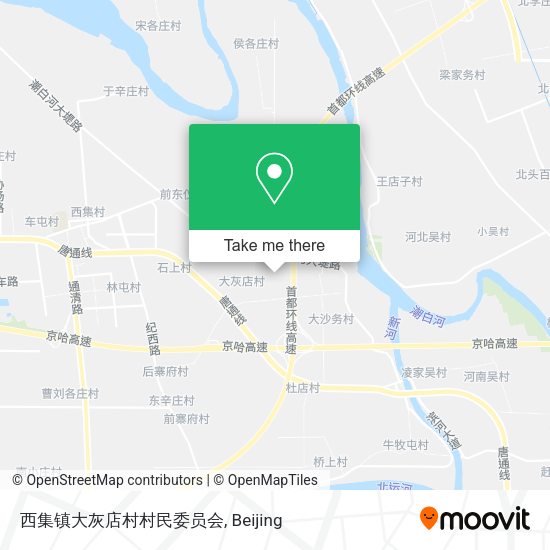 西集镇大灰店村村民委员会 map
