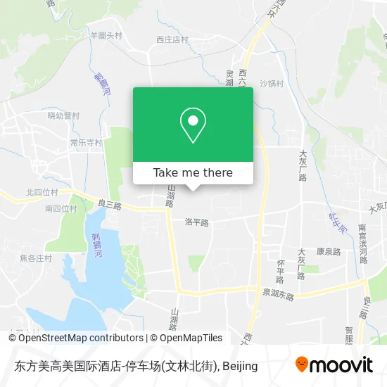 东方美高美国际酒店-停车场(文林北街) map
