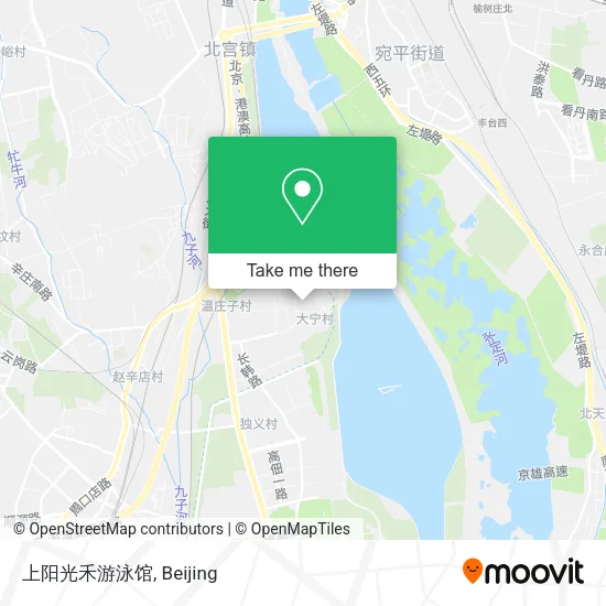 上阳光禾游泳馆 map