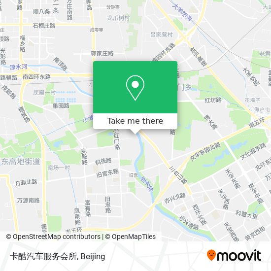 卡酷汽车服务会所 map